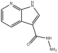 7-氮杂吲哚-3-甲酰肼 结构式