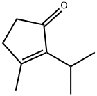 2-isopropyl-3-methylcyclopent-2-en-1-one 结构式