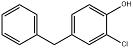 4-benzyl-2-chlorophenol 结构式