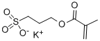 甲基丙烯酸3-磺酸丙酯钾盐 结构式