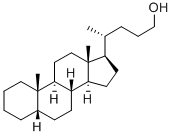 5-BETA-CHOLAN-24-OL 结构式