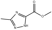 1H-1,2,4-Triazole-3-carboxylicacid,5-methyl-,methylester(9CI) 结构式
