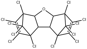 十二氯代八氢-亚甲基-环丁并[CD]戊烯 602 结构式