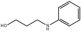 3-苯胺基-1-丙醇 结构式