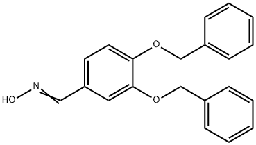 3,4-双苄氧基苯甲醛肟 结构式
