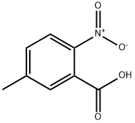 5-甲基-2-硝基苯甲酸 结构式