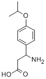 3-氨基-3-(4-异丙氧基苯基)丙酸 结构式