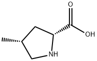 (2R,4R)-4-甲基-2-吡咯烷羧酸 结构式