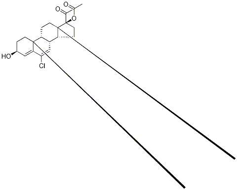 chlormadinol acetate 结构式