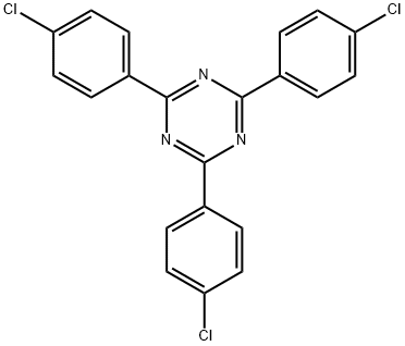 2,4,6-三(4-氯苯基)-1,3,5-三嗪 结构式