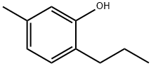 3-甲基-6-丙基苯酚 结构式