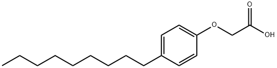 (4-壬基苯氧基)乙酸 结构式