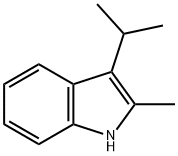 3-ISOPROPYL-2-METHYL-1H-INDOLE 结构式