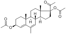 mepregenol diacetate 结构式