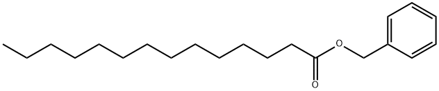 十四酸苄酯 结构式