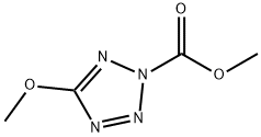 2H-Tetrazole-2-carboxylicacid,5-methoxy-,methylester(9CI) 结构式