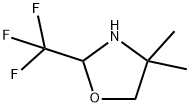 4,4-Dimethyl-2-(trifluoromethyl)oxazolidine 结构式