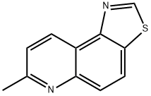 Thiazolo[4,5-f]quinoline, 7-methyl- (7CI,8CI,9CI) 结构式