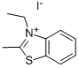 3-乙基-2-甲基苯并噻唑碘化物 结构式
