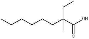 2-乙基-2-甲基辛酸 结构式