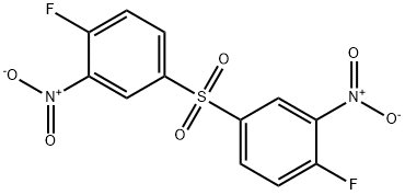4,4ˊ-二氟-3,3ˊ-二硝基二苯砜 结构式