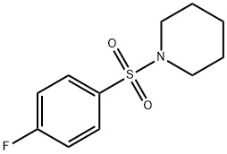 1-(4-FLUOROPHENYLSULFONYL)PIPERIDINE 结构式