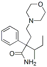 α-sec-Butyl-α-phenyl-4-morpholinebutyramide 结构式