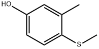 3-甲基-4-甲硫基苯酚 结构式