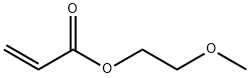 2-丙烯酸-2-甲氧基乙酯 结构式
