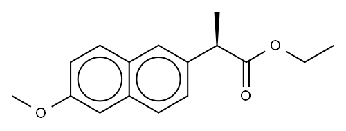 萘普生乙酯 结构式