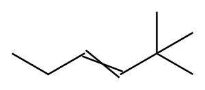 TRANS-2,2-DIMETHYL-3-HEXENE 结构式