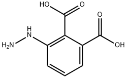 3-肼基邻苯二甲酸 结构式