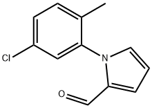 1-(5-CHLORO-2-METHYLPHENYL)-1H-PYRROLE-2-CARBOXALDEHYDE 结构式