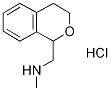 (3,4-二氢-1H-2-苯并吡喃-1-基)甲基](甲基)胺盐酸盐 结构式