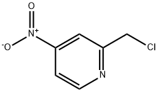 2 - 氯-4 - 硝基吡啶 结构式