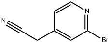 (2-溴-4-吡啶基)乙腈 结构式