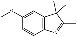 2,3,3-三甲基-5-甲氧基-3H-吲哚 结构式
