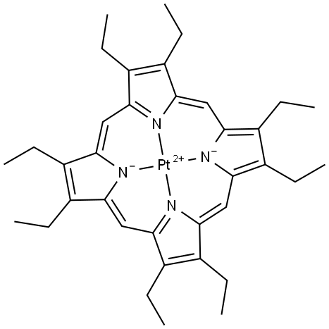 八乙基卟吩铂 结构式