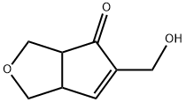 4H-Cyclopenta[c]furan-4-one, 1,3,3a,6a-tetrahydro-5-(hydroxymethyl)- (9CI) 结构式