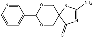 2-Amino-8-pyridin-3-yl-7,9-dioxa-1-thia-3-aza-spiro[4.5]dec-2-en-4-one