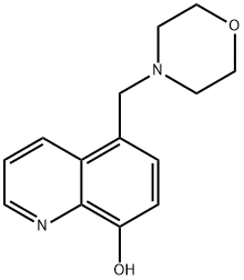 5-(4-吗啉基甲基)-8-羟基喹啉 结构式