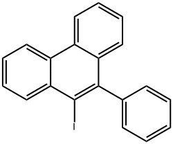 9-碘-10-苯基菲 结构式