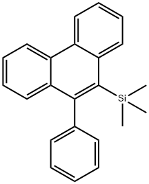 9-PHENYL-10-TRIMETHYLSILANYLPHENANTHRENE 结构式