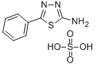2-氨基-5-苯基-[1,3,4]-噻二唑 结构式