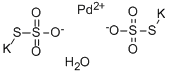硫代硫酸钾钯(II)单水合物 结构式