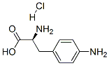 4-氨基-L-苯丙氨酸 盐酸盐 半水合物 结构式