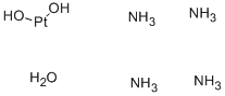 四氨基氢氧化铂(II) 水合物 结构式