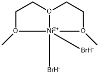 溴化镍(II) 二乙二醇二甲醚复合物 结构式