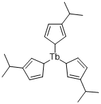 三(异丙基环戊二烯)化铽 结构式