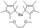 双(五甲基环戊二烯)钡 二甲氧基乙烷 加合物 结构式